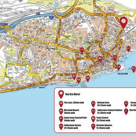 Bijou Annexe, Sea View, Private Entrance & Parking - Folkestone酒店 外观 照片